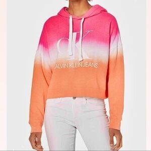 CalvināKleināJeansāLadies'Ā DipāDyeāHoodieāSizeāS